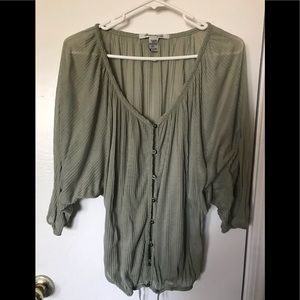 American rag Sheer top